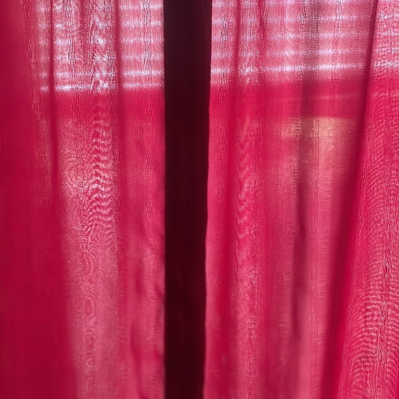 Vintage Susan Hutton red long sleeve button blouse with ruffle detail - Picture 5 of 6